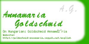 annamaria goldschmid business card